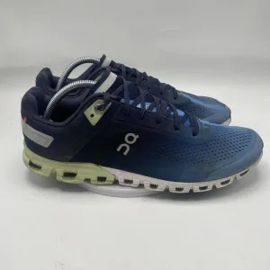 On Cloud Shoes Men Size 10 Running Blue Sneakers Lightweight Outdoor Road 3828