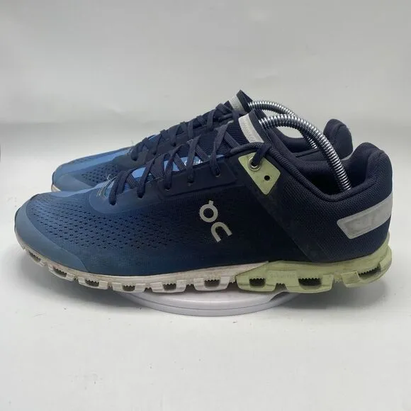 On Cloud Shoes Men Size 10 Running Blue Sneakers Lightweight Outdoor Road 3828