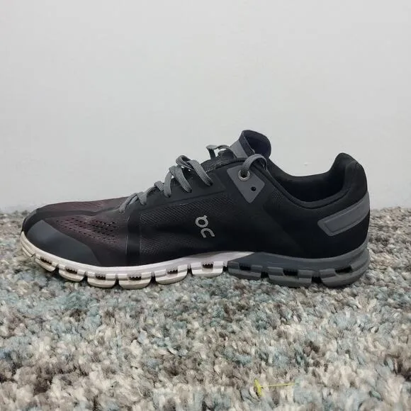 On Cloud Shoes Mens 10.5 Cloudflow Ombré Gray Running Support Training Comfort