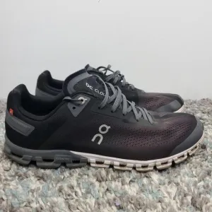 On Cloud Shoes Mens 10.5 Cloudflow Ombré Gray Running Support Training Comfort