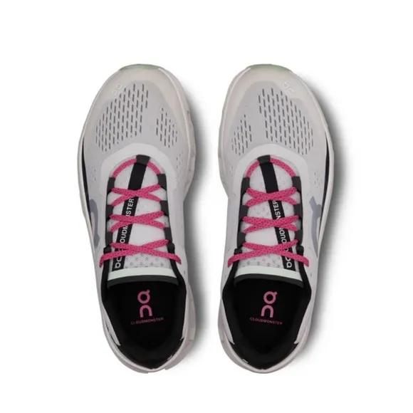 On Cloudmonster Men’s Frost/Black Shoes