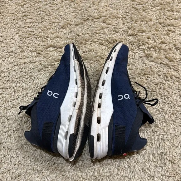 On Cloudnova Men's Tennis Shoes Navy Black White US 9.5