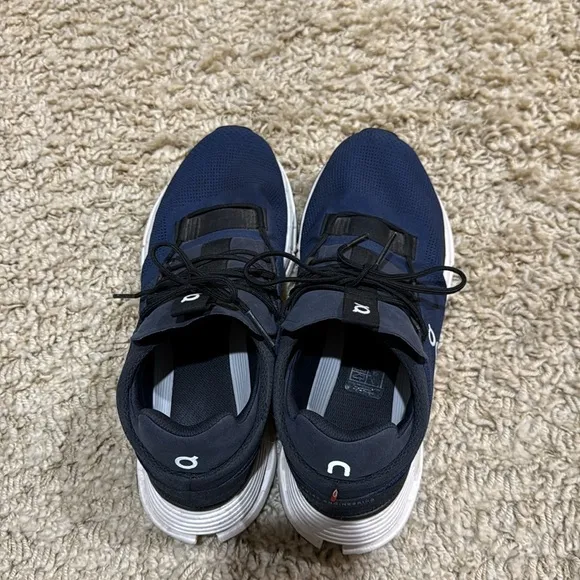 On Cloudnova Men's Tennis Shoes Navy Black White US 9.5