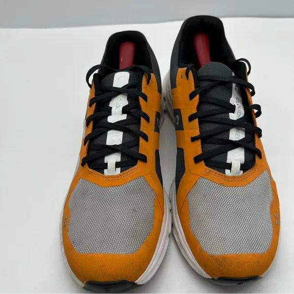 On Clouds Mens 10 Cloudrunner Frost/Tumeric Road Running Shoes Sneakers Gym