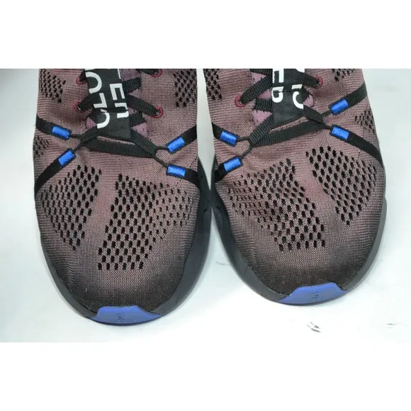 On Cloudsurfer Size 10 Mens Black Cobalt Ultrasoft Cushioned Road Jogging Shoes
