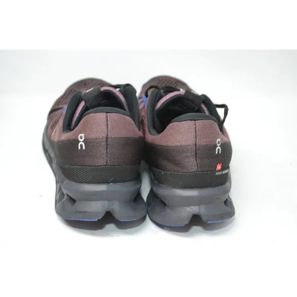 On Cloudsurfer Size 10 Mens Black Cobalt Ultrasoft Cushioned Road Jogging Shoes