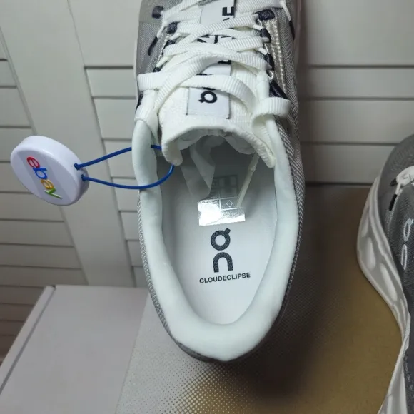On Running Cloudeclipse Alloy White 3WD30092547 Women's Size 8