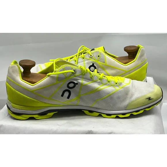 On Running Cloudflash Men's Ruuning Shoes Neon/White US 12.5