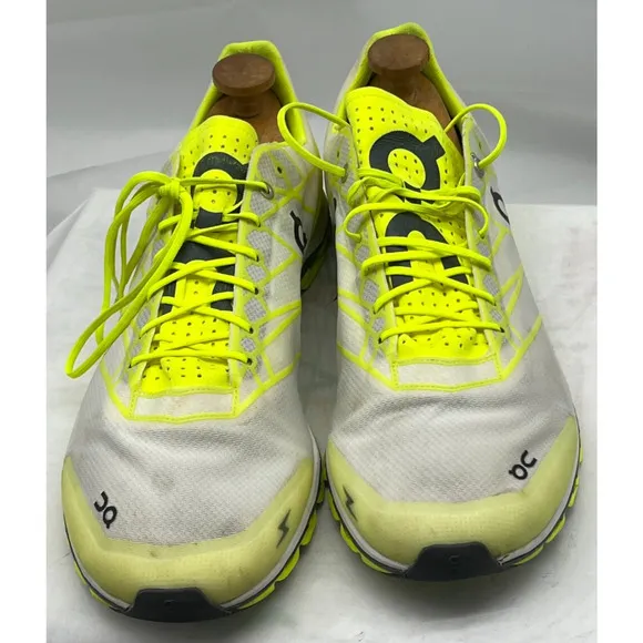 On Running Cloudflash Men's Ruuning Shoes Neon/White US 12.5