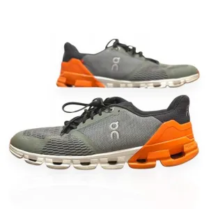On Running CloudTec Road Sneakers Gray Rust Mesh &amp; Rubber Used Size Men 10.5