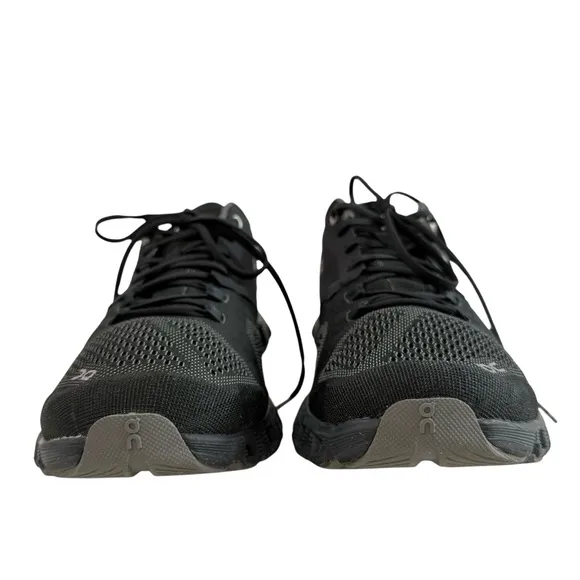 On Women Cloud X Mesh Black/ Aspalt Grey Running Shoes Women's Size 9