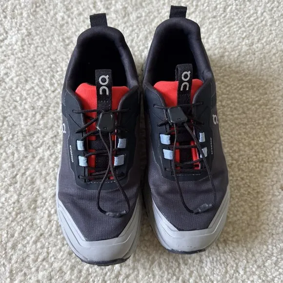 On Youth Magnet/Fog Cloudhero Waterproof Running Shoes Size Y3.5 M Z1955