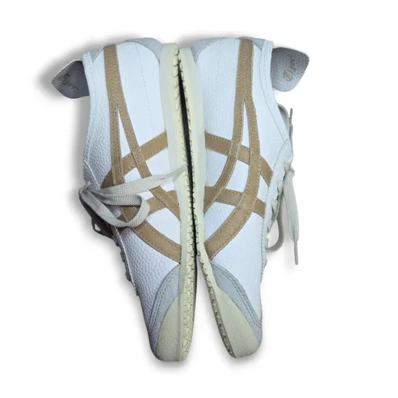 Onitsuka Tiger Mexico 66 &quot;White /Brown / Grey&quot; Unisex Sneakers US 6.5