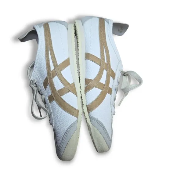 Onitsuka Tiger Mexico 66 &quot;White /Brown / Grey&quot; Unisex Sneakers US 6.5