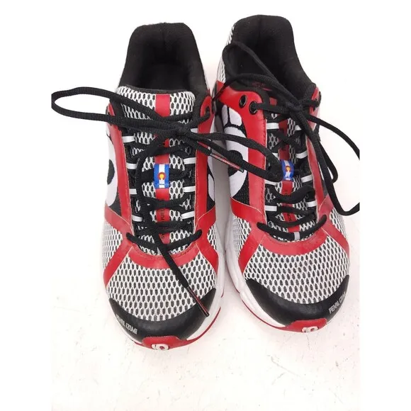 Pearl Izumi Syncro Fuel Road Road II Shoes Mens Size 8 Black Red