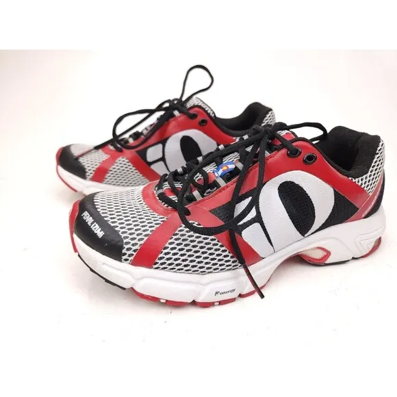 Pearl Izumi Syncro Fuel Road Road II Shoes Mens Size 8 Black Red