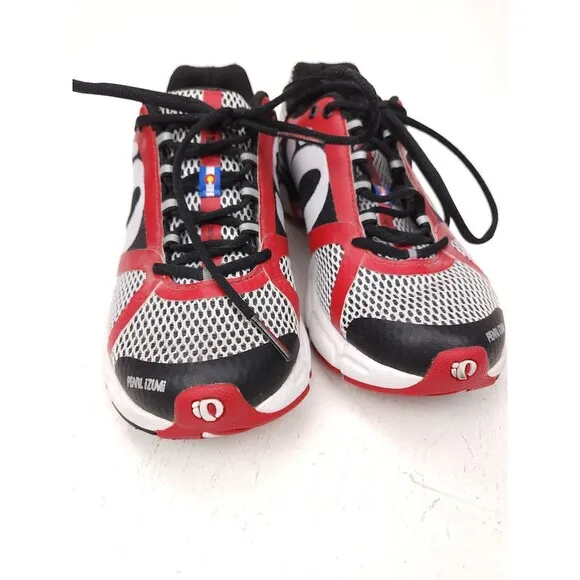 Pearl Izumi Syncro Fuel Road Road II Shoes Mens Size 8 Black Red