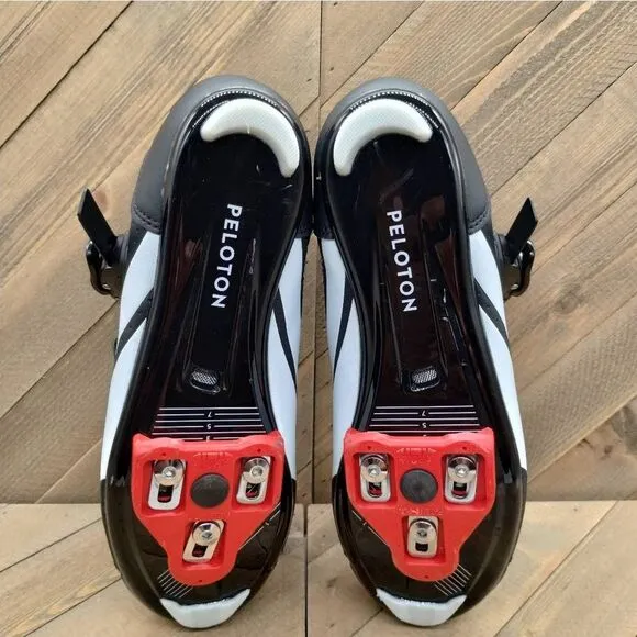 Peloton Indoor Delta Compatible Cycling Shoes‎ Womens Size 39 Black Pink White