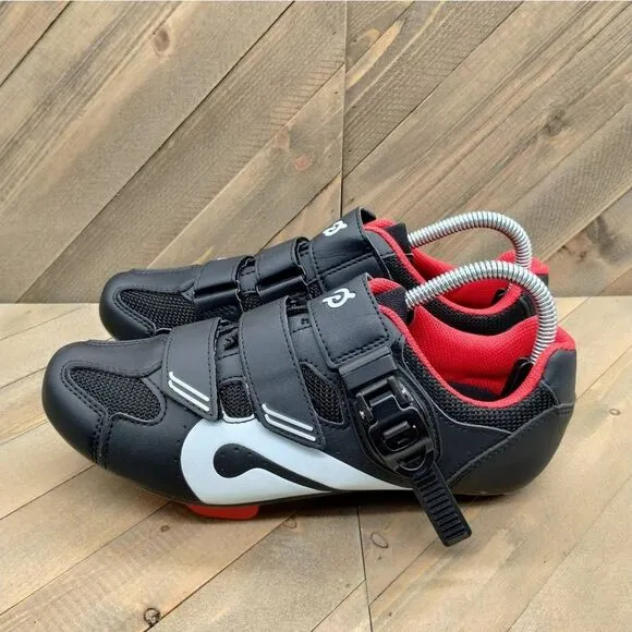 Peloton Indoor Delta Compatible Cycling Shoes‎ Womens Size 39 Black Pink White