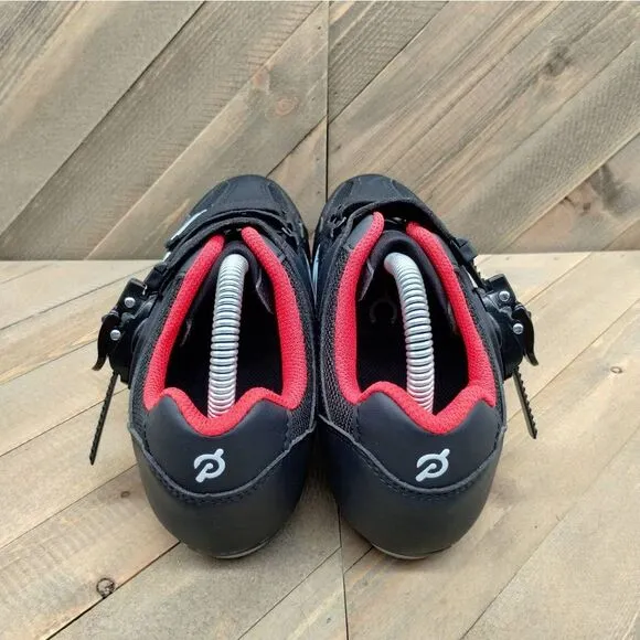 Peloton Indoor Delta Compatible Cycling Shoes‎ Womens Size 39 Black Pink White