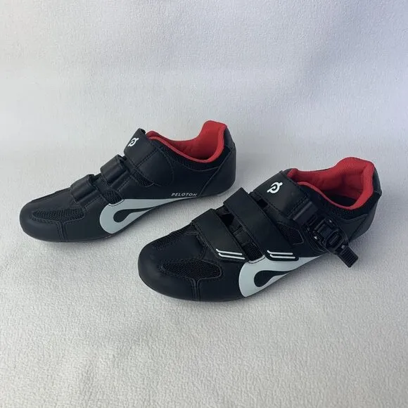 Peloton Spin Cycle Shoes J-20 PL-SH-02 Size 41 Unisex Black Red   NO Cleats