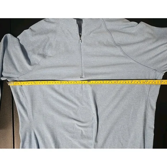 Peter Millar Seaside 1/4 Zip Sweatshirt UPF 50  Sun Protection Blue Size XL
