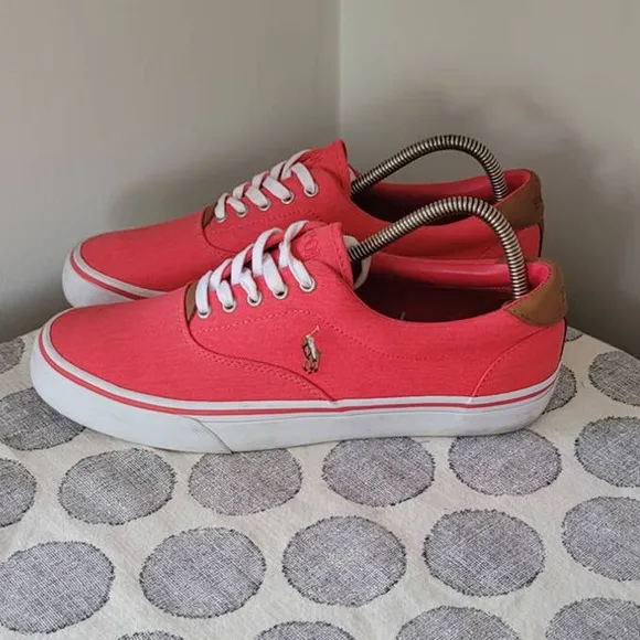 Polo Thorton Red Tennis Shoes Mens 9.5