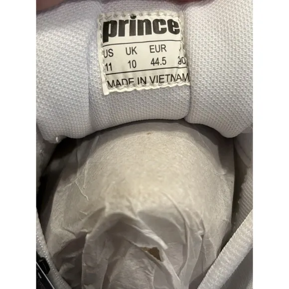 Prince Advantage Lite 3 Tennis Pickleball Shoes White PMM2TS23-WHT Mens Size 11