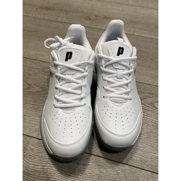 Prince Advantage Lite 3 Tennis Pickleball Shoes White PMM2TS23-WHT Mens Size 12
