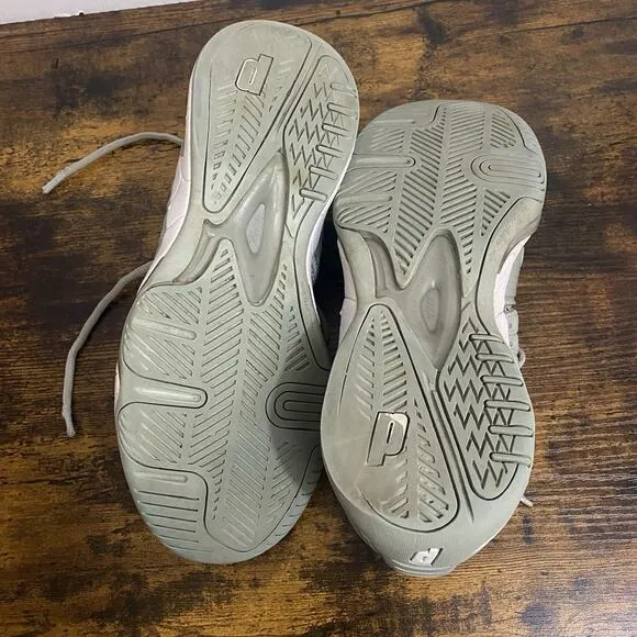 Prince T22 Tennis Shoes Sneakers Mens Sz 10 Pale Gray Green Racquetball