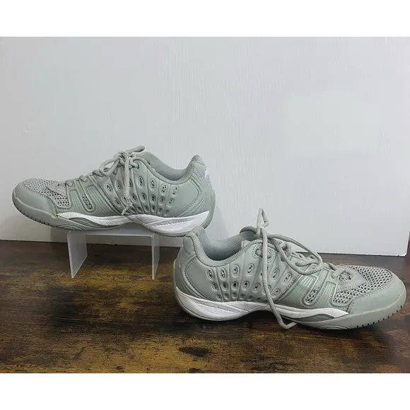 Prince T22 Tennis Shoes Sneakers Mens Sz 10 Pale Gray Green Racquetball