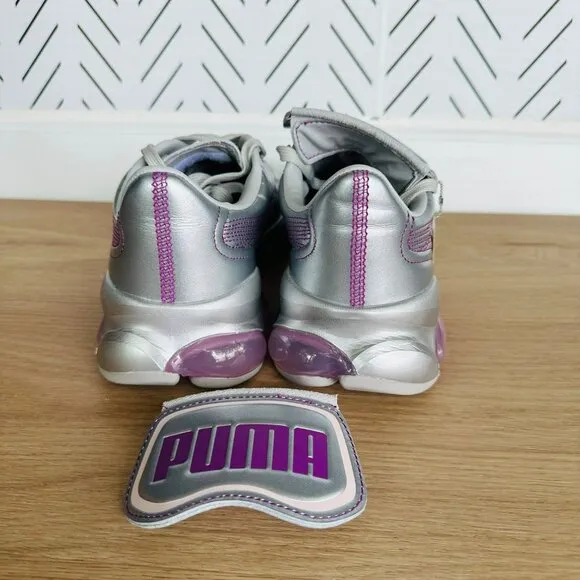 ⭐PUMA Dua Lipa x CELL Dome King Sz 6.5 Women's Shoes Silver Purple 387291-01 New