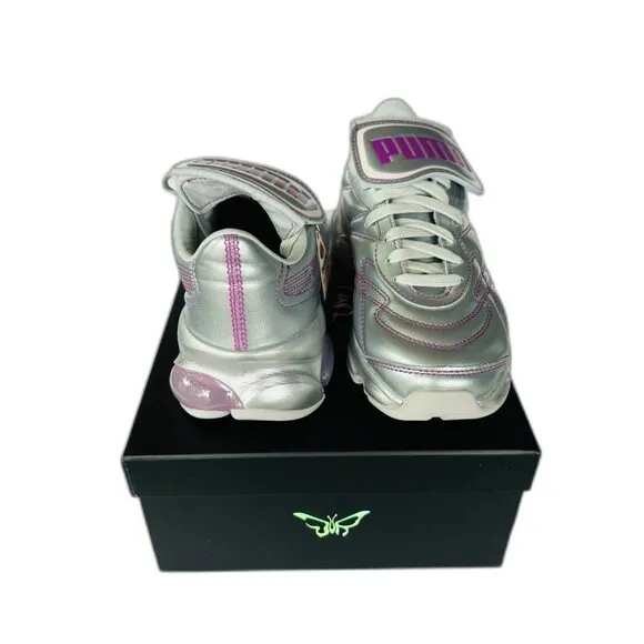 ⭐PUMA Dua Lipa x CELL Dome King Sz 6.5 Women's Shoes Silver Purple 387291-01 New
