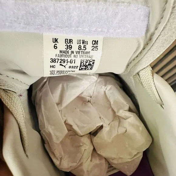 ⭐PUMA Dua Lipa x CELL Dome King Sz 8.5 Women's Shoes Silver Purple 387291-01 New