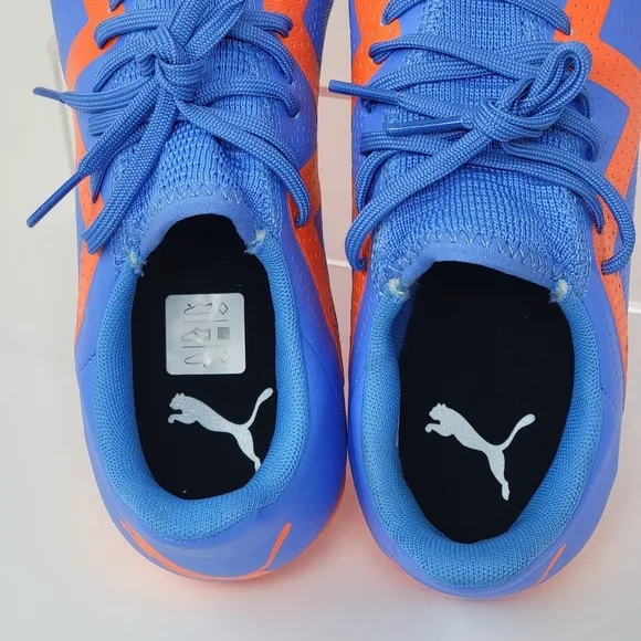 Puma Future Play FG AG Blue Orange Soccer Shoes Cleats 107187 01 Mens Sz 7 New