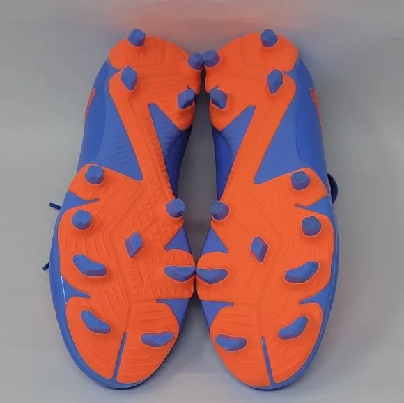 Puma Future Play FG AG Blue Orange Soccer Shoes Cleats 107187 01 Mens Sz 7 New