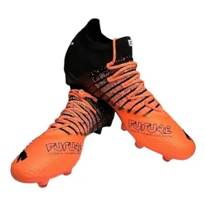 PUMA Future Z 1.3 FG AG Soccer Cleats Shoes Orange 106751-01 Men's Size 13