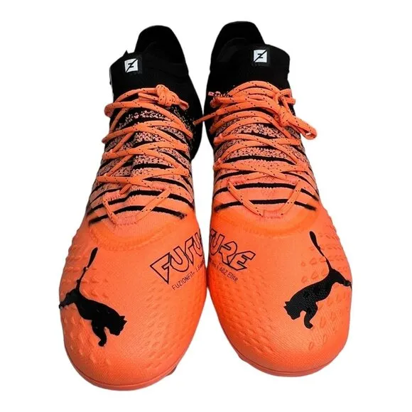 PUMA Future Z 1.3 FG AG Soccer Cleats Shoes Orange 106751-01 Men's Size 13