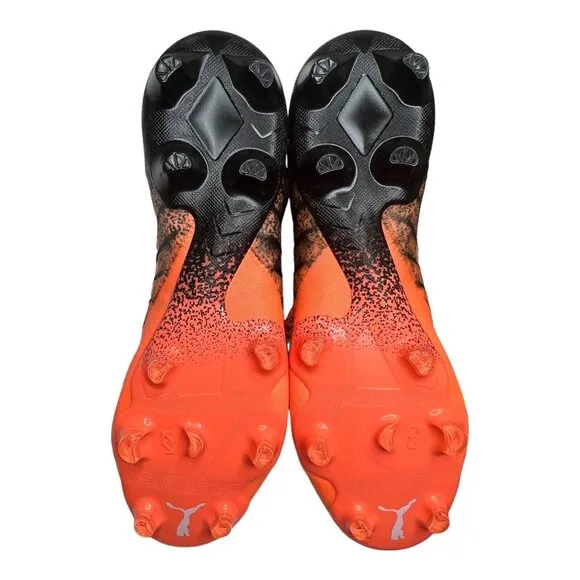PUMA Future Z 1.3 FG AG Soccer Cleats Shoes Orange 106751-01 Men's Size 13