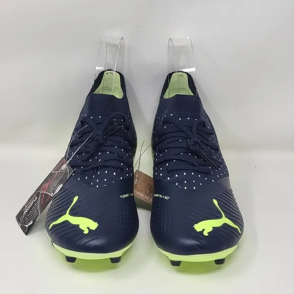 Puma Future Z 3.4 FG/AG 107094 01 Navy Green Football Shoes Womens Sz Multi New