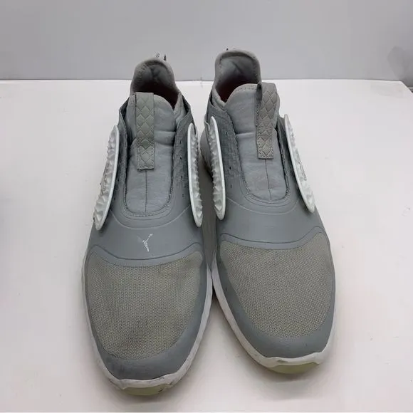 Puma Ignite Mens 14 Caged Golf Shoes Sneakers Grey Soft Spike Golf Cleats