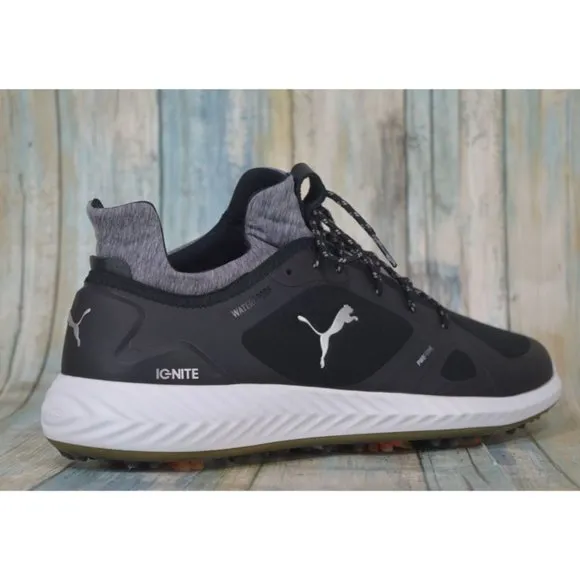 Puma Ignite Pwradapt Caged Golf Cleats Men's Size 10 Black Shoes 189891 02