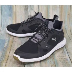 Puma Ignite Pwradapt Caged Golf Cleats Men's Size 10 Black Shoes 189891 02