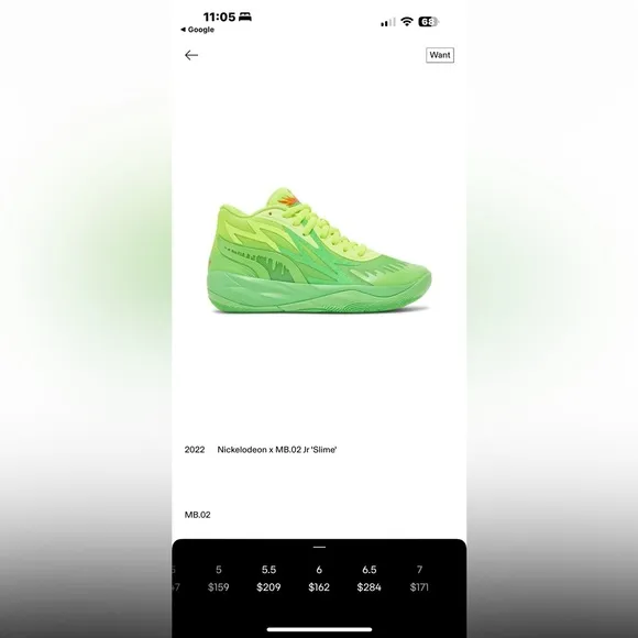 Puma Lamelo Nickelodeon Slime Shoes