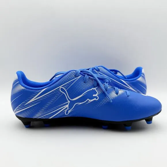 Puma Mens Attacanto FG/AG Firm Ground Soccer Cleats Size 8.5 Blue White NIB