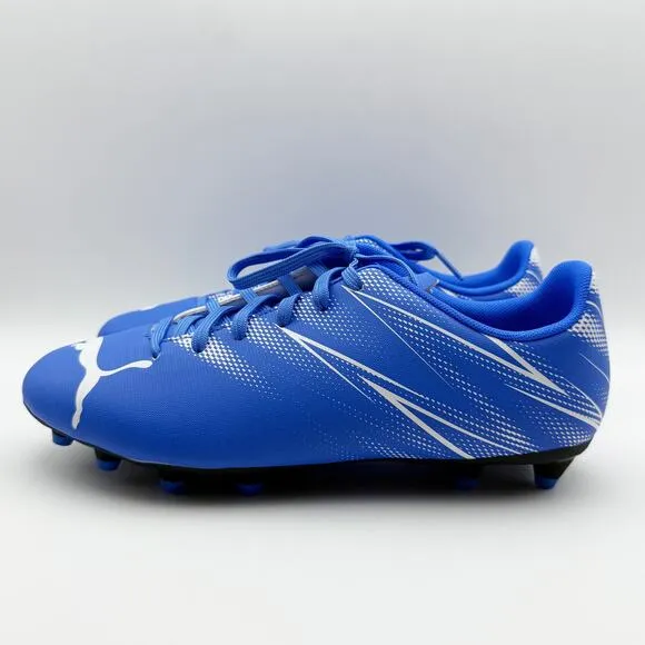 Puma Mens Attacanto FG/AG Firm Ground Soccer Cleats Size 8.5 Blue White NIB