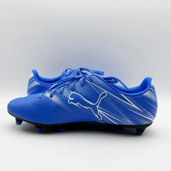 Puma Mens Attacanto FG/AG Firm Ground Soccer Cleats Size 8.5 Blue White NIB