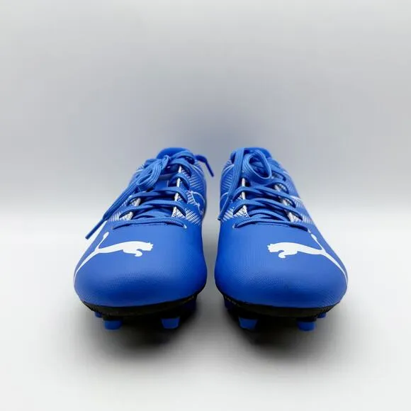 Puma Mens Attacanto FG/AG Firm Ground Soccer Cleats Size 8.5 Blue White NIB