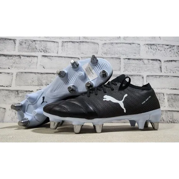 Puma Men's Avant Pro ArmoYarns Rugby Cleats 106714-02 Black/White Size 10