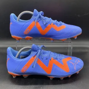Puma men’s Future Play FG/AG Blue Orange Soccer Cleats Size 10.5